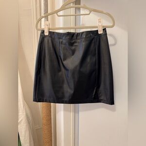 Cupshe Black Faux Leather Jacket